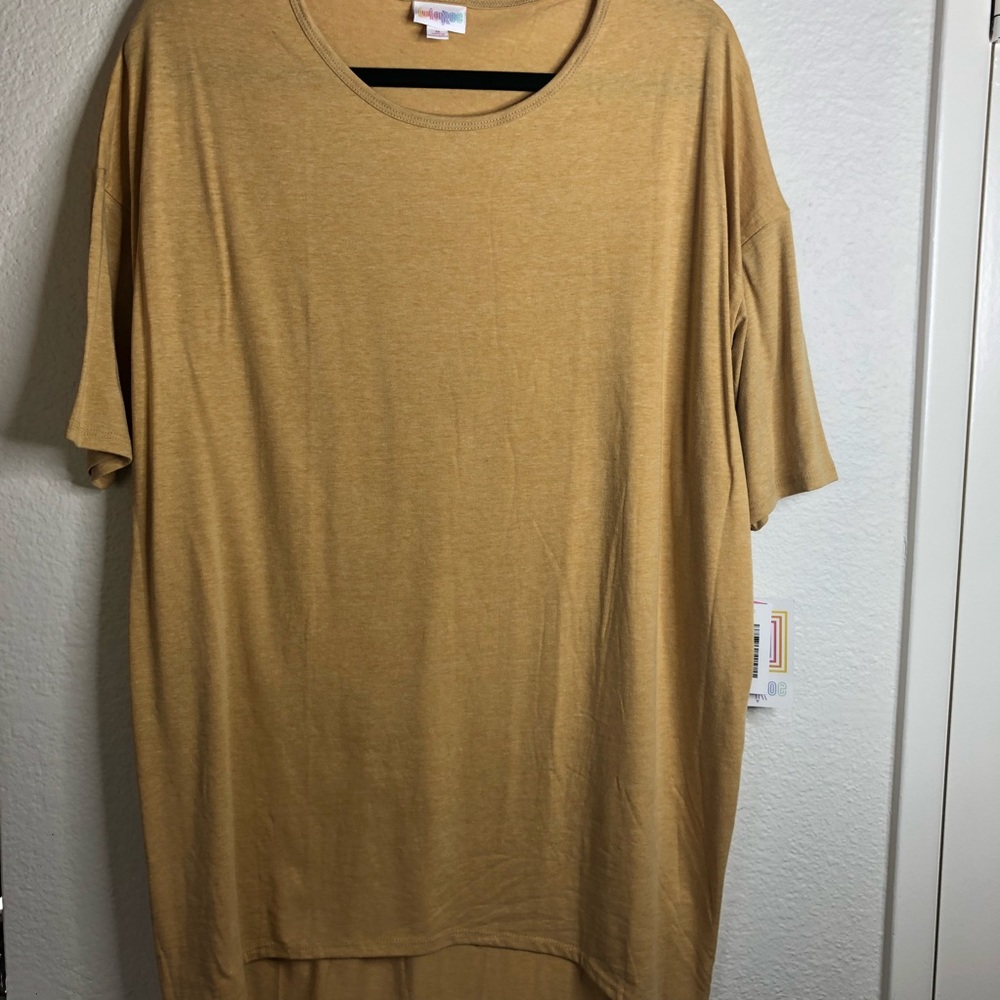 LuLaRoe Irma Pumpkin Tube 1/2 Sleeve Tunic Medium